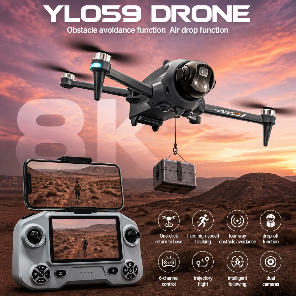Drone Surveying - NOUVEAU Drone YL059 GPS avec Retour