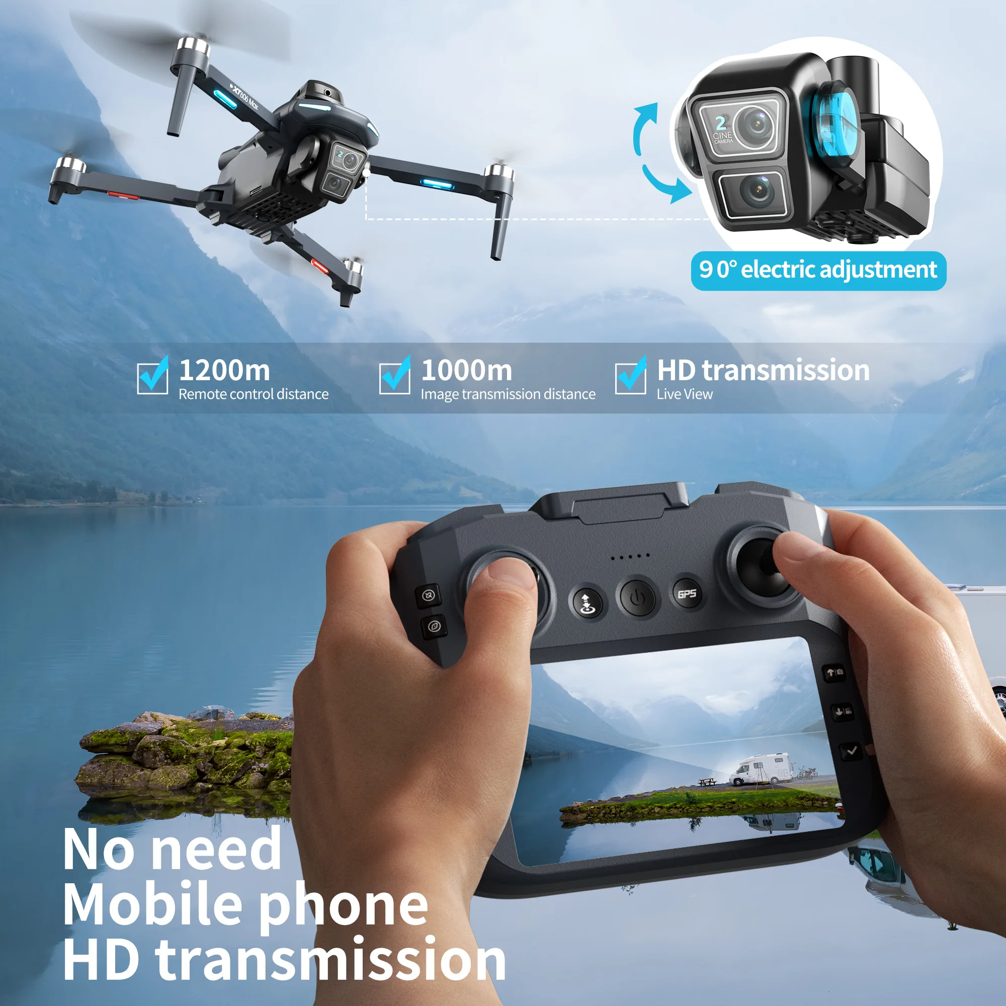 Drone professionnel Lenovo XT6 - Drone Surveying avis et prix