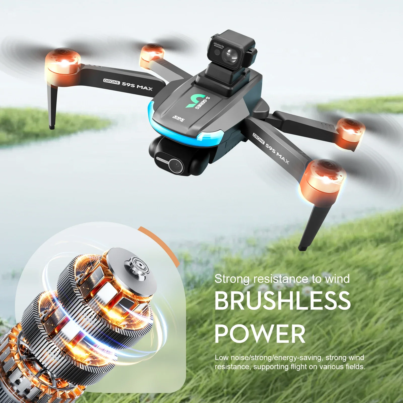 Nouveau S9S MAX MINI Drone 4K  - Drone Aerial Photography avis et prix