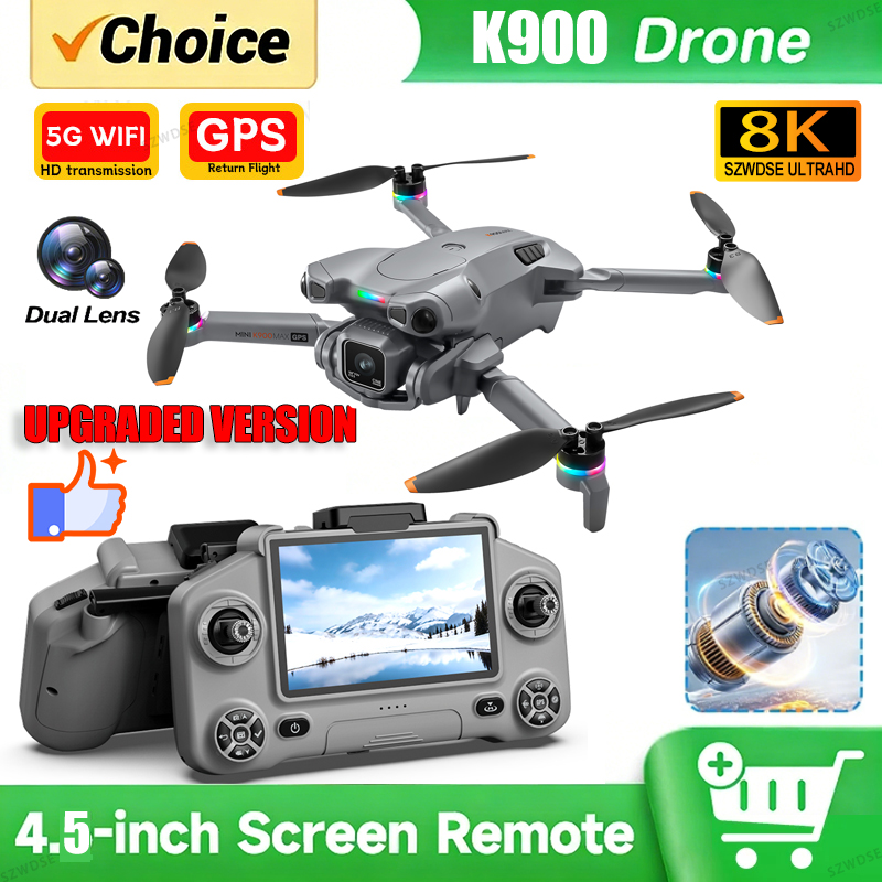 Nouveau drone GPS K900 MAX ave - Drone Surveying avis et prix